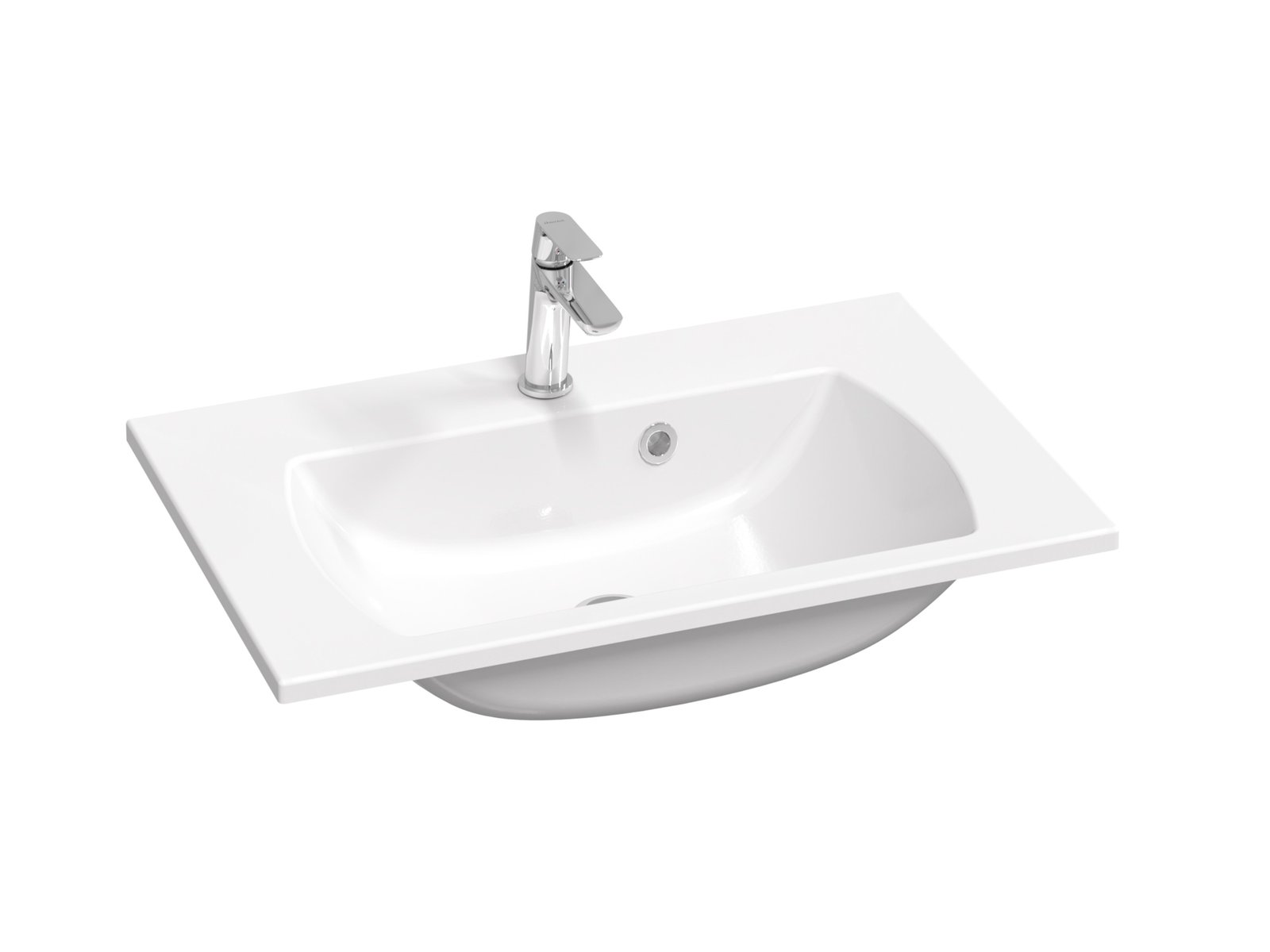 Ravak Clasic Slim 70x45 cm mosdó, fehér XJX01170001