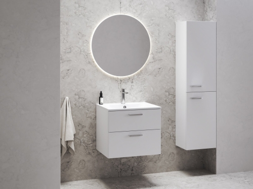 Ravak Chrome II 70 cm alsószekrény króm fogantyúval, fehér X000001773