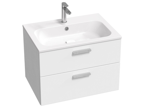 Ravak Chrome II 70 cm alsószekrény króm fogantyúval, fehér X000001773