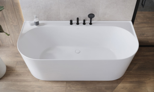 Cersanit CREA SLIM 170x80 cm falhoz tolható szabadon álló kád, fehér S931-040