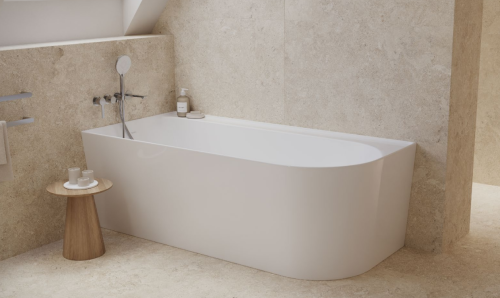 Cersanit CREA SLIM 170x80 cm balos falhoz tolható szabadon álló kád, fehér S931-041