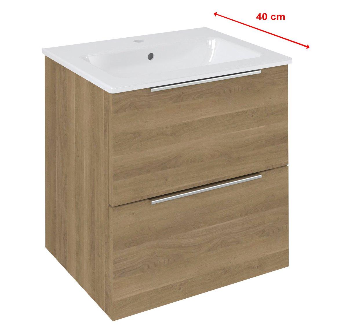 Sapho CIRASA SLIM 50 cm alsószekrény, Cuneo tölgy CR492-2525