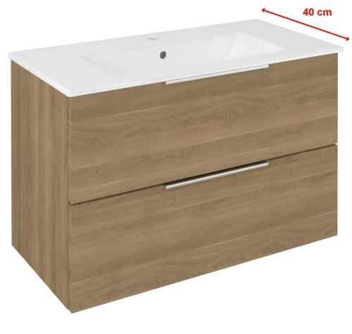 Sapho CIRASA SLIM 80 cm alsószekrény, Cuneo tölgy CR792-2525