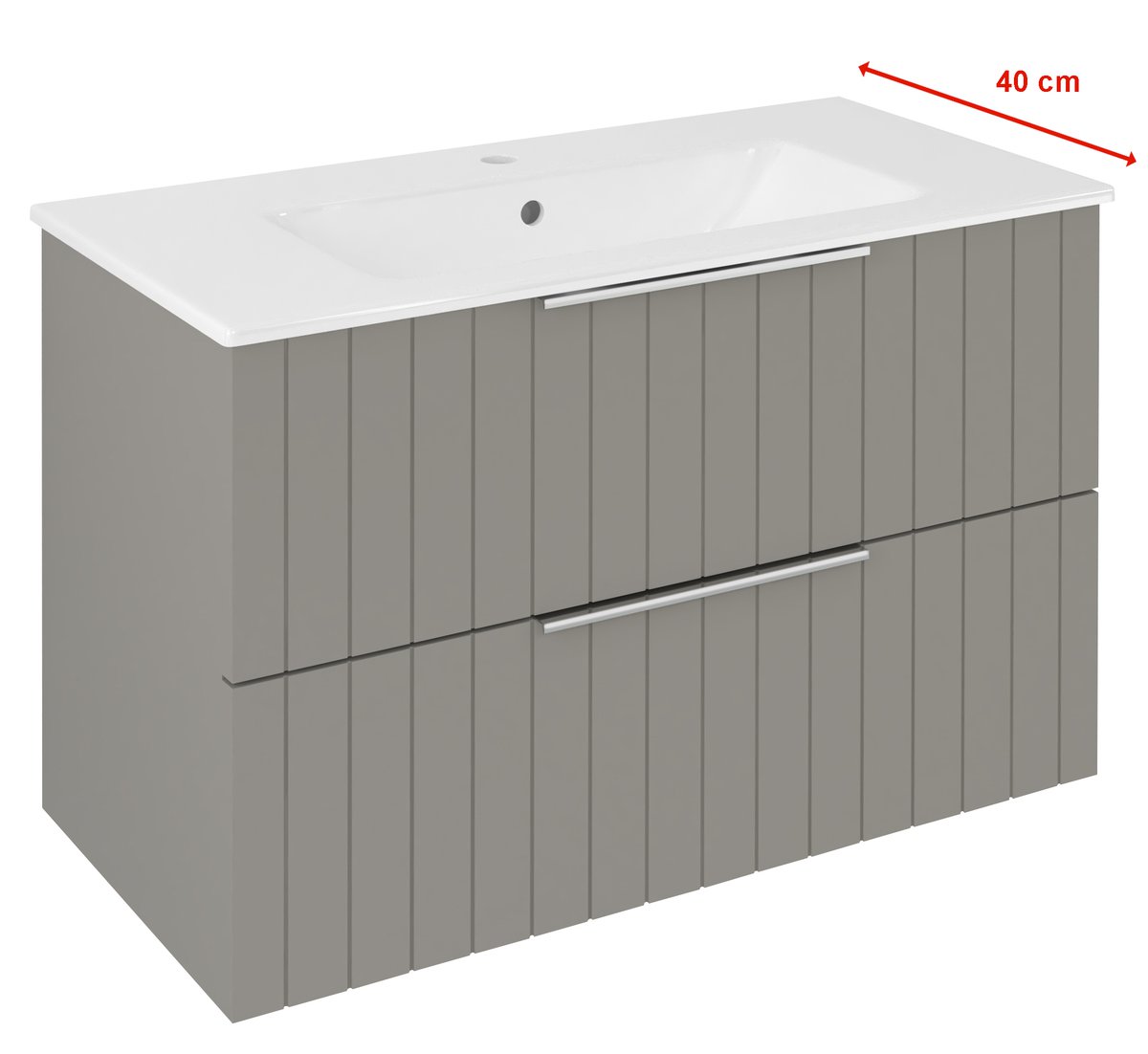 Sapho CIRASA STRIP SLIM 80 cm alsószekrény, agila CR792-4343S