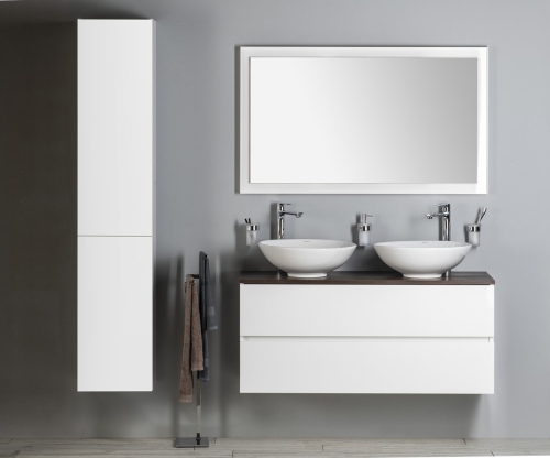 Sapho ESPACE 35 cm magas kiegészítő szekrény, fényes fehér ESC230-3030