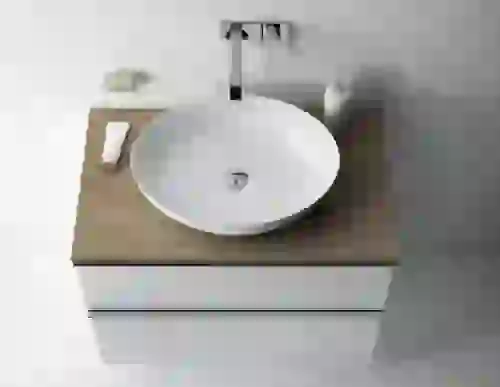 AREZZO design MONTEREY 100 cm-es alsószekrény 2 fiókkal szifonkivágással magasfényű fehér AR-167085