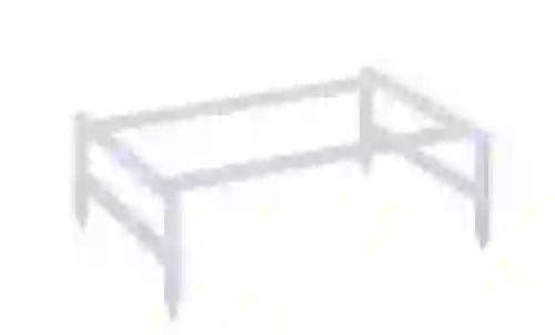 AREZZO design MONTEREY tartó láb 60 cm, matt fehér AR-168435