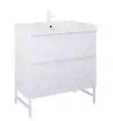 AREZZO design MONTEREY tartó láb 80 cm, matt fehér AR-168436