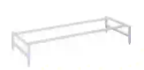AREZZO design MONTEREY tartó láb 120 cm, matt fehér AR-168438