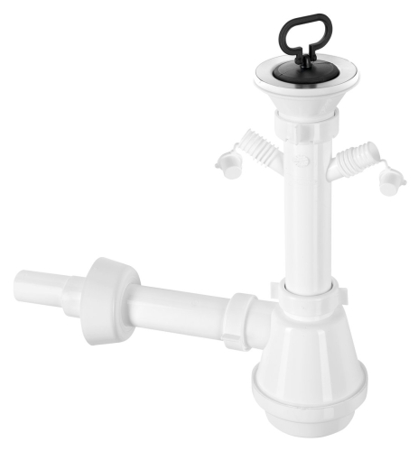 Sapho DN40/32 szifon 2 csatlakozóval, fehér 1336KP99B0
