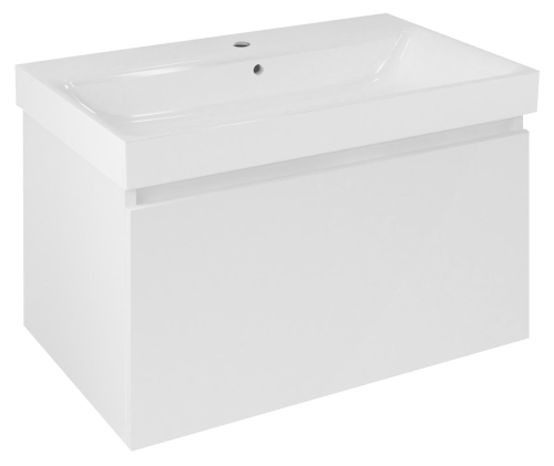 Sapho NELIO 80 cm alsószekrény, fényes fehér NL080-3030
