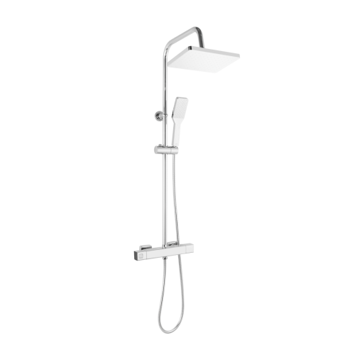 Invena Axira termosztátos zuhanyrendszer, króm AU-07-T01-V